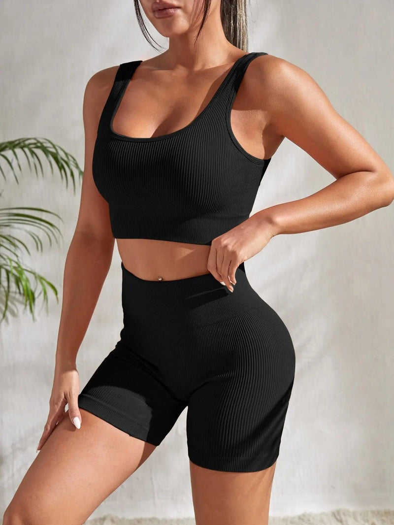 Conjunto de treino para mulheres - shorts de cintura alta - If Shop Store
