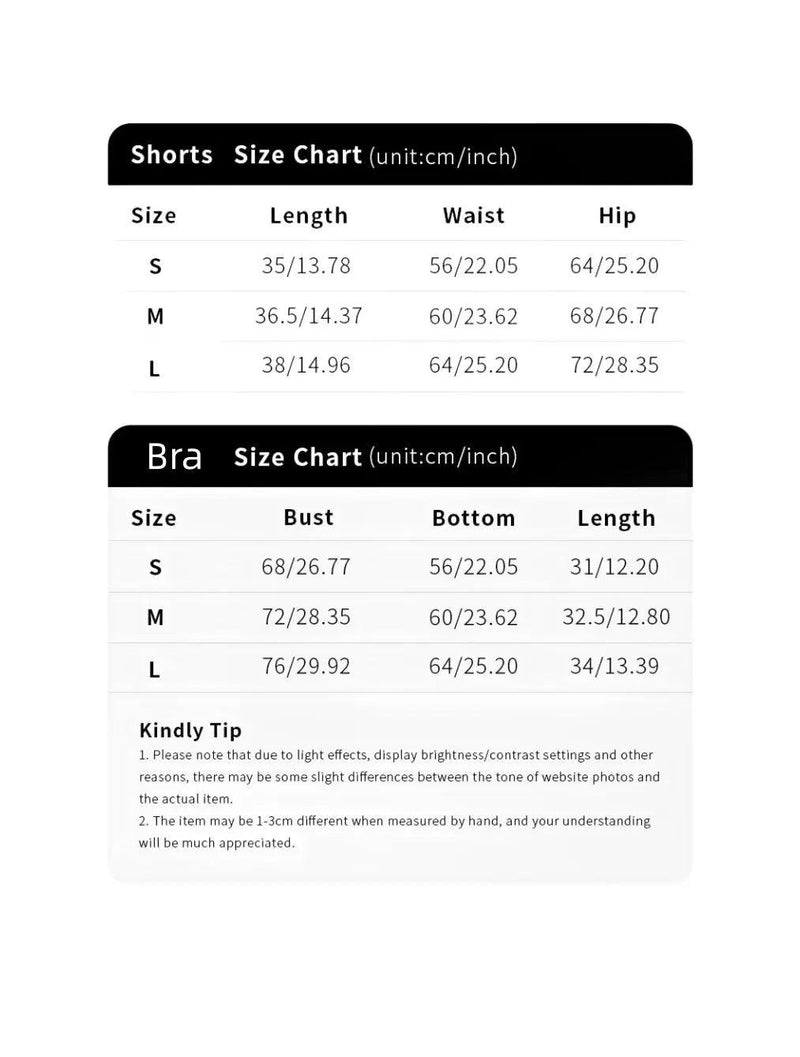 Conjunto de treino para mulheres - shorts de cintura alta - If Shop Store