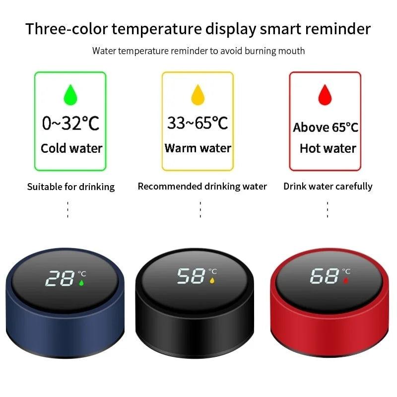 Garrafa térmica digital de aço inoxidável com display, 500ml - If Shop Store